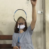 Photo taken at 71 Badminton court by First on 2/12/2017