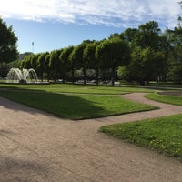 Photo taken at Parterre Garden of Smolny Institute by Кристина K. on 5/25/2015