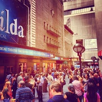 Photo taken at Shubert Alley by Xander H. on 7/2/2013