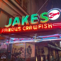 Photo taken at Jake&amp;#39;s Famous Crawfish by Jase on 12/10/2022