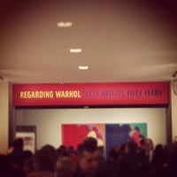 Photo taken at Regarding Warhol : Sixty Artists, Fifty Years by David M. on 12/30/2012