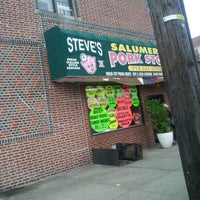 Photo taken at Steve&amp;#39;s Pork Store &amp;amp; Salumeria by SAMMY M. on 11/16/2012