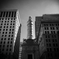 Photo taken at Battle Monument Square by Aaron C. on 8/29/2014