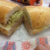 Photo taken at Jersey Mike&amp;#39;s Subs by Yessenia J. on 3/4/2014