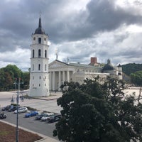 Photo taken at Kempinski Hotel Cathedral Square Vilnius by Donatas M. on 6/22/2018