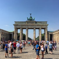 Photo taken at Brandenburg Gate by Logan S. on 8/4/2015