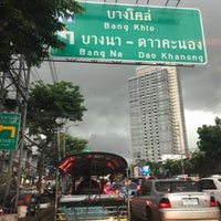 Photo taken at Saphan Lueang Intersection by mook m. on 7/19/2017
