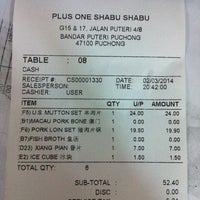 Plus One Shabu Shabu - 6 tips