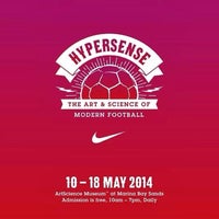 Photo taken at HYPERSENSE: The Art &amp;amp; Science of Modern Football by Loopy ^. on 5/7/2014