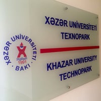 Photo taken at Khazar University&amp;#39;s Technopark by Ozden D. on 1/21/2016