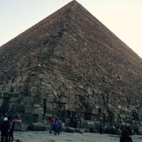 Photo taken at Great Pyramids of Giza by Noof A. on 1/31/2015