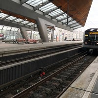 Photo taken at Station Amsterdam Bijlmer ArenA by Nasser B. on 3/31/2017