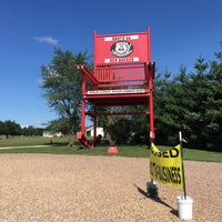 Photo taken at World&amp;#39;s Largest Rocking Chair by Bart C. on 9/2/2016