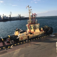 Photo taken at Marine passenger terminal «Odesa» by Alina L. on 8/19/2021