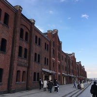 Photo taken at Yokohama Red Brick Warehouse by Serina C. on 3/17/2017