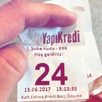 Photo taken at Yapı Kredi Bankası by Kuzey S. on 6/13/2017