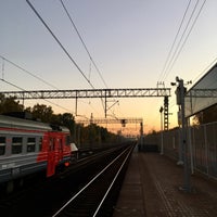 Photo taken at Платформа Маленковская by murash on 10/8/2021