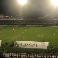 Photo taken at Estádio Doutor Osvaldo Teixeira Duarte (Canindé) by Diego U. on 1/4/2018