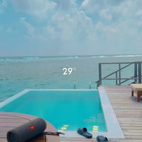 Photo taken at Olhuveli Beach &amp; Spa Resort by Moham’d N. on 1/19/2023