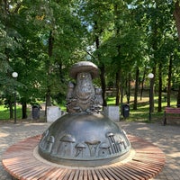 Photo taken at Скульптура «В Рязани грибы с глазами» by Natasha D. on 8/16/2020