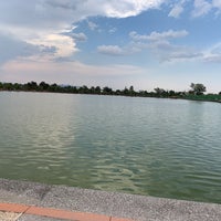 Photo taken at Lago Parque Bicentenario by dany s. on 3/15/2020