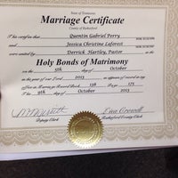 Marriage License