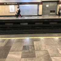 Photo taken at Metro Mixiuhca by Ivan U. on 5/18/2018