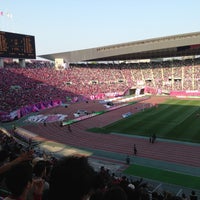 Photo taken at Yanmar Stadium Nagai by yokobomb on 5/6/2013