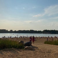 Photo taken at Пляж Озерки by Natalia K. on 7/27/2021