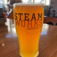 Photo taken at Steamworks Brewing by Orelha J. on 3/24/2022