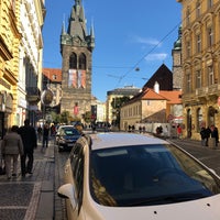 Photo taken at Jindřišská (tram) by Duncan G. on 10/31/2018