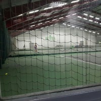 Photo taken at Islington Tennis Centre and Gym by Zhassulan T. on 1/25/2016