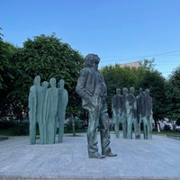 Photo taken at Памятник Иосифу Бродскому by Sergey R. on 6/18/2021