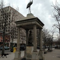 Photo taken at Temperance Fountain by Bob T. on 1/1/2013