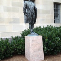 Photo taken at Nathan Hale Statue by Bob T. on 1/1/2013