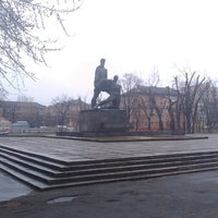 Photo taken at Pryvokzalna Square by Алексей П. on 4/13/2013