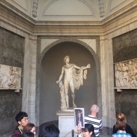 Photo taken at Cortile Quadrato (Musei Vaticani) by Andrea on 5/3/2018