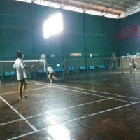 Photo taken at S.T. Badminton Court by ggjunjoke .. on 9/30/2015