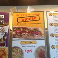 Photo taken at Which Wich? Superior Sandwiches by Ray S. on 2/17/2014
