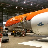Photo taken at KLM Hangar 11 by Robin J. on 7/1/2016