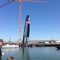 Photo taken at Oracle Team USA -Pier 80 by Ambrin A. on 9/9/2013