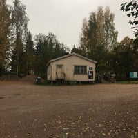 Photo taken at Pitkäkosken maja by Krisu L. on 10/10/2017