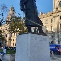 Photo taken at Winston Churchill Statue by Lucas R. on 11/12/2022