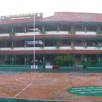 Photo taken at SMAN 81 Jakarta by Allya M. on 10/22/2013