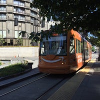 Photo taken at Westlake Hub — Seattle Streetcar by ennie on 7/19/2016