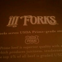 รูปภาพถ่ายที่ III Forks Prime Steakhouse โดย Alicia M. เมื่อ 3/31/2013