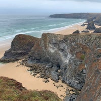 Photo taken at Carnewas and Bedruthan Steps by Romà J. on 8/16/2022