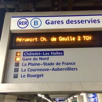 Photo taken at RER Châtelet – Les Halles [A,B,D] by Romà J. on 3/29/2015