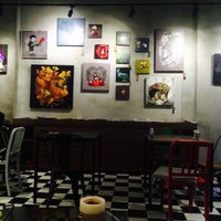Photo taken at Page Cafe &amp;amp; Gallery by Merve B. on 4/9/2015