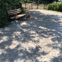 Photo taken at Owl’s Head Park Dog Run by Gale Y. on 7/12/2018